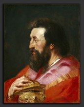 Sir Peter Paul Rubens and Studio, Head of One of the Three Kings: Melchior, The Assyrian King,