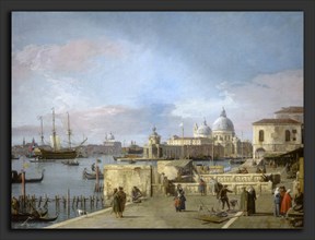 Canaletto (Italian, 1697 - 1768), Entrance to the Grand Canal from the Molo, Venice, 1742-1744, oil