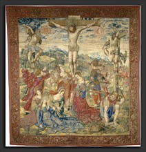 Pieter Pannemaker I after Bernard van Orley, The Crucifixion, Flemish, active c. 1517-1535, c.