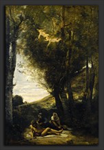 Jean-Baptiste-Camille Corot, Saint Sebastian Succored by the Holy Women, French, 1796 - 1875, 1874,