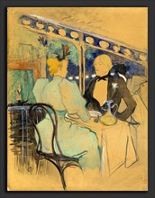 Henri de Toulouse-Lautrec (French, 1864 - 1901), Fashionable People at Les Ambassadeurs (Aux