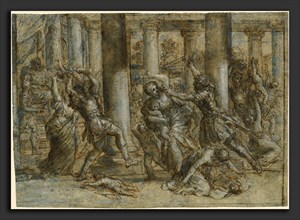 Giovanni Francesco Romanelli (Italian, 1612 - 1662), The Massacre of the Innocents, early 1630s,