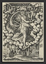 Virgil Solis (German, 1514 - 1562), Astrologia (Astrology), engraving