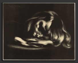 EugÃ¨ne CarriÃ¨re, Sleep, French, 1849 - 1906, 1897, lithograph