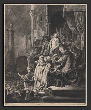 Rembrandt van Rijn (Dutch, 1606 - 1669), Christ before Pilate: Large Plate, 1636, etching