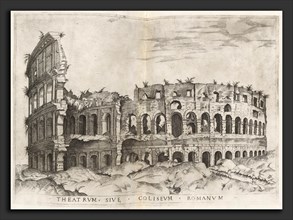 Italian 16th Century, Colosseum, engraving