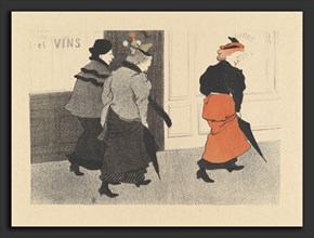 Hermann-Paul, Milliners (Modistes), French, 1864 - 1940, 1894, color lithograph