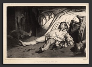 Honoré Daumier, Rue Transnonain, le 15 avril 1834, French, 1808 - 1879, 1834, lithograph