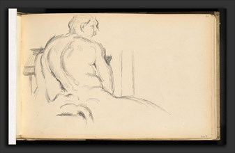 Paul Cézanne, Study of Puget's "Hercules Resting", French, 1839 - 1906, c. 1879, graphite on wove