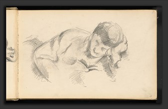 Paul Cézanne, The Artist's Son Leaning on his Elbow, French, 1839 - 1906, c. 1887, graphite on wove