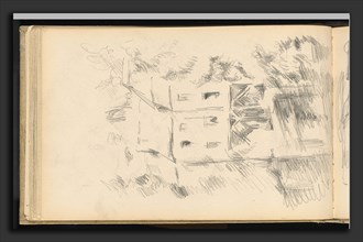 Paul Cézanne, The Mill, French, 1839 - 1906, 1889-1892, graphite on wove paper