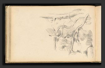 Paul Cézanne, Pine Tree, French, 1839 - 1906, 1882-1885, graphite on wove paper