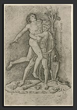 Giovanni Antonio da Brescia (Italian, active c. 1490 - 1525 or after), Hercules and Antaeus, c.