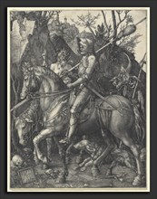 Albrecht DÃ¼rer (German, 1471 - 1528), Knight, Death and Devil, 1513, engraving