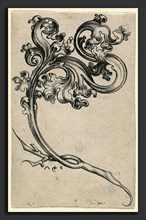 Martin Schongauer (German, c. 1450 - 1491), Leaf Ornament, c. 1480-1490, engraving