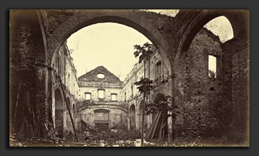 Eadweard Muybridge (American, born England, 1830 - 1904), Ruins of the Church of Santo