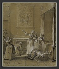 Jean-Baptiste Oudry, On trouve le corps mort de l'hote que l'on avait cache, French, 1686 - 1755,
