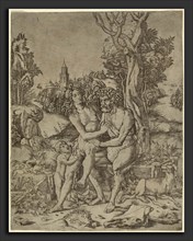 Giovanni Battista Palumba, Faun Family, Italian, active first quarter 16th century, c. 1507,