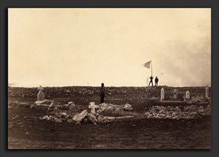 Roger Fenton, Cemetery, Cathcart's Hill, British, 1819 - 1869, 1855, salted paper print from