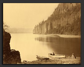Carleton E. Watkins, Cape Horn, Columbia River, American, 1829 - 1916, 1867, albumen print from