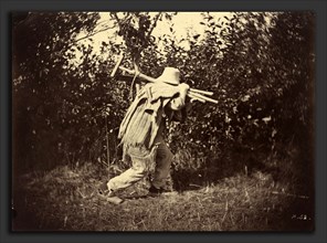 Auguste Giraudon's Artist, Peasant, French, active 1870s, c. 1870, albumen print from collodion