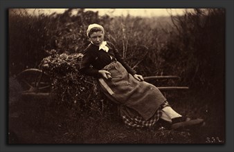 Auguste Giraudon's Artist, Peasant, French, active 1870s, c. 1870, albumen print from collodion