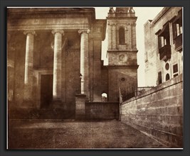 Reverend Calvert Richard Jones, St. Paul's Cathedral, Valetta, Malta, with Bell Tower, Welsh, 1802