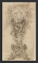 Giovanni Battista Foggini (Italian, 1652 - 1725), A Monstrance with Two Angels Supporting a