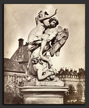 Charles NÃ¨gre, Statue des Tuileries: G. Marsy et A. Flamen: Borée enlevant Orythie, French, 1820 -