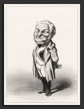 Honoré Daumier, Adolphe Thiers, French, 1808 - 1879, 1848, lithograph