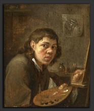 Gillis van Tilborgh the Younger, Self-Portrait in the Studio, Flemish, c. 1625 - c. 1678, c. 1645,