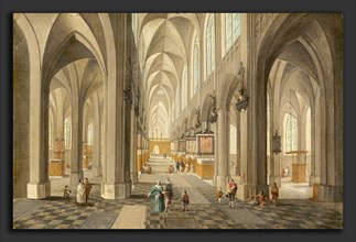 Peeter Neeffs the Elder, Antwerp Cathedral, Flemish, 1578-1590 - 1656-1661, c. 1650-1655, oil on