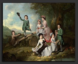 Johann Zoffany, The Lavie Children, British, 1733 - 1810, c. 1770, oil on canvas