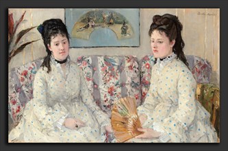 Berthe Morisot, The Sisters, French, 1841 - 1895, 1869, oil on canvas