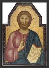 Follower of Cimabue, Christ between Saint Peter and Saint James Major [middle panel], late 13th