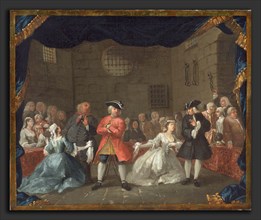 William Hogarth (English, 1697 - 1764), A Scene from The Beggar's Opera, 1728-1729, oil on canvas