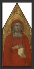 Pietro Lorenzetti (Italian, active c. 1306 - probably 1348), Madonna and Child with Saint Mary