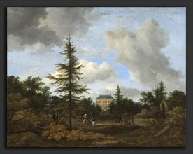 Jacob van Ruisdael (Dutch, c. 1628-1629 - 1682), Country House in a Park, c. 1675, oil on canvas