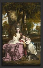 Sir Joshua Reynolds (British, 1723 - 1792), Lady Elizabeth Delmé and Her Children, 1777-1779, oil