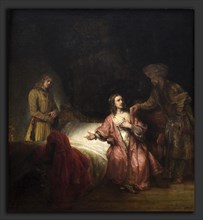 Rembrandt Workshop, Joseph Accused by Potiphar's Wife, 1655, oil on canvas transferred to canvas