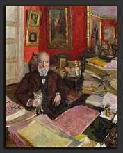 Edouard Vuillard, Théodore Duret, French, 1868 - 1940, 1912, oil on cardboard on wood