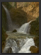 Jean-Joseph-Xavier Bidauld, View of the Waterfalls at Tivoli, French, 1758 - 1846, 1788, oil on