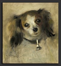 Auguste Renoir (French, 1841 - 1919), Head of a Dog, 1870, oil on canvas
