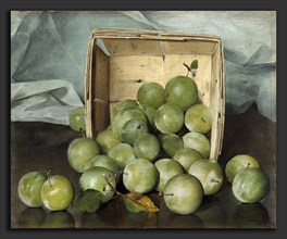 Joseph Decker (American, 1853 - 1924), Green Plums, c. 1885, oil on canvas