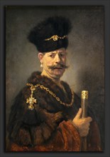 Rembrandt van Rijn (Dutch, 1606 - 1669), A Polish Nobleman, 1637, oil on panel