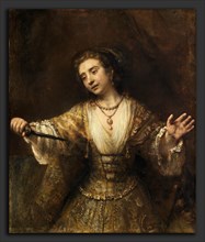 Rembrandt van Rijn (Dutch, 1606 - 1669), Lucretia, 1664, oil on canvas