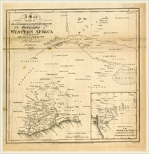 Map of Western Africa, 1817 by John Murray