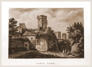 A Select Collection of Views and Ruins in Rome and its vicinity, Latin Gate