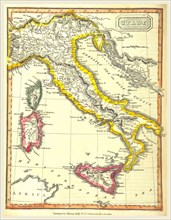 Map of Italy by Thomas Kelly