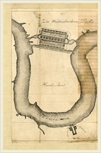 Isle of Dogs, London, Thames 1817, UK